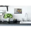 Graffiti - Illusie - Jongen - Street art Muursticker klein -keuken