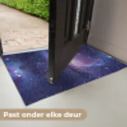 Ruimte - Sterren - Kleurrijk Deurmat klein -USP_NL