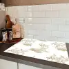 Wit - Apen - Beige Inductie beschermer vinyl 3mm klein 276 -sfeer3