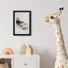 Penseelstreken - Balans - Beige - Bruin fotolijst zwart zonder passe partout klein -usfeer4_kinderkamer
