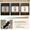 Egel - Wit - Dieren - Quote - Hart Light Box met batterij (Wandlamp kind) middel -USP_dimbaarNL