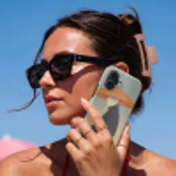 Minimalistisch - Silhouet - Oranje Toughcase MagSafe Apple iPhone 17 klein -Sfeer2V