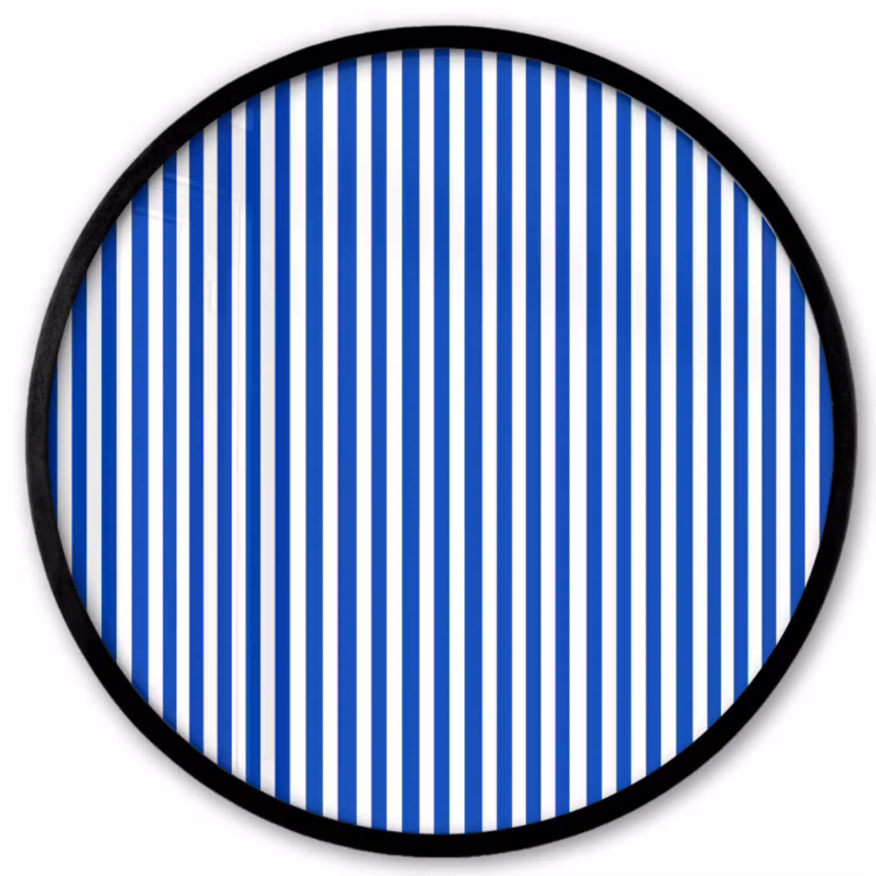 Klassiek - Strepen - Blauw Fotolijst rond zonder passe partout klein 856 -3d
