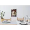 Doorkijk - Rozen - Vintage - Poort Muursticker klein -eettafel