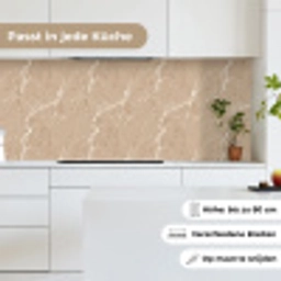 Beige - Marmer - Organisch - Wit keuken achterwand 2 middel 871 -sfeer4_DE