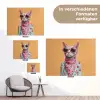 Zonnebril - Kat - Sjaal - Bloemen tuinposter los doek klein -Xsfeer9_DE