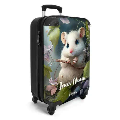 Muffin Muisje NBS - Handbagage koffer - Kinderen Unisex middel -productfoto_3d