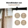 Gebouw - Palmbomen - Beige - Zon Wandkleed katoen klein -sfeer2