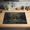 Bladeren - Goud - Boom - Rots Inductie beschermer vinyl 3mm klein -sfeer5