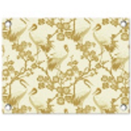 Kraanvogels - Kersenbloesem - Goud tuinposter los doek klein 239 -3d
