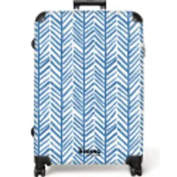 Patroon - Streep - Blauw NBS - Large koffer - Volwassenen Unisex groot -zzzzzzzzkaufland2