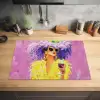 Zonnebril - Vrouw - Jas - Veren Inductie beschermer vinyl 3mm klein -sfeer5
