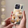 Vlinder - Bloem - Oranje Telefoonhoesje iPhone 17 Pro klein -sfeer3_NL