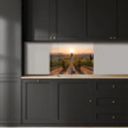 Wijngaard - Zonsondergang - Landschap keuken achterwand 2 middel -sfeer1