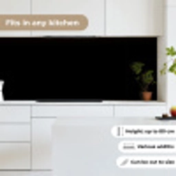 Zwart - Effen kleur keuken achterwand 2 middel 871 -sfeer4_UK