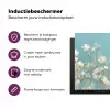 Stengels - Bloemen - Lucht - Wit Inductie beschermer vinyl 3mm middel -zzzzzzz-cc-usp