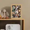 Hond - Dieren - Patronen - Bruin - Meisjes - Jongens Light Box met kabel klein -sfeer2_kind