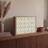 Floraal - Patroon - Kleurrijk Light Box met batterij (Wandlamp) middel 907 -sfeer2