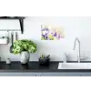 Lavendel - Vlinder - Bloemen Muursticker klein -keuken