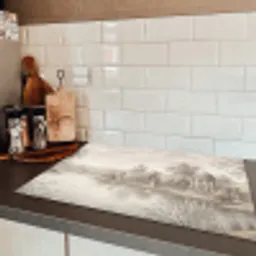 Terras - Water - Natuur - Landschap Inductie beschermer vinyl 3mm klein -sfeer3