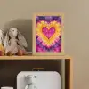 Tie dye - Hartvorm - Vlammen - Oranje Light Box met kabel klein -sfeer2_kind
