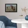Kinderen der zee - Schilderij van Jozef Israëls fotolijst zwart zonder passe partout klein -sfeer4