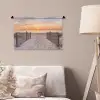 Zonsondergang - Strand - Zand Wandkleed katoen klein -sfeer4