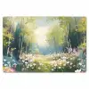 Bos - Schilderstijl - Kleurrijk Placemat vinyl groot -zzsfeer1_Kitchenyeah-website
