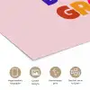 You're doing great - Roze - Kleurrijk poster papier klein -closeup_NL