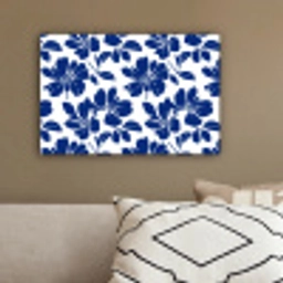 Floraal - Modern - Blauw canvas 2cm klein 34 -sfeer3