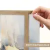 Goud - Blauw - Verf - Kunst - Modern Light Box met batterij (Wandlamp) middel -USP_websiteprintNL