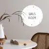 Quotes - Girls room - Meisjes - Kind - Spreuken Wandcirkel behangsticker klein -sfeer3