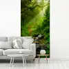 Jungle - Water - Bladeren - Zon - Natuur fotobehang vinyl groot -woonkamer