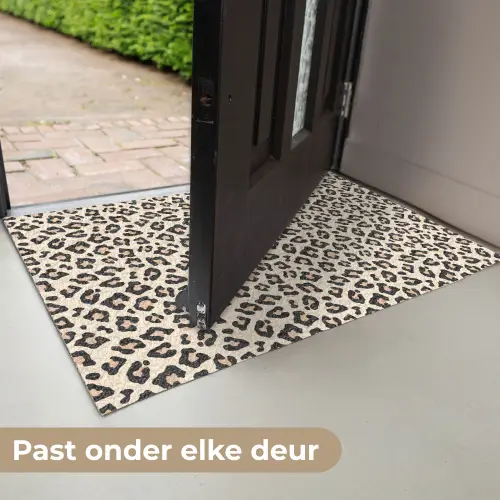 Panterprint - Patroon - Bruin Deurmat klein 898 -USP_NL