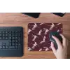 Kraanvogels - Klassiek - Bordeaux muismat rubber klein 262 -toetsenbord