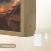 Draak - Auto - Bergen - Vuur Light Box met batterij (Wandlamp kind) middel -USP_websiteoplaadbaarNL