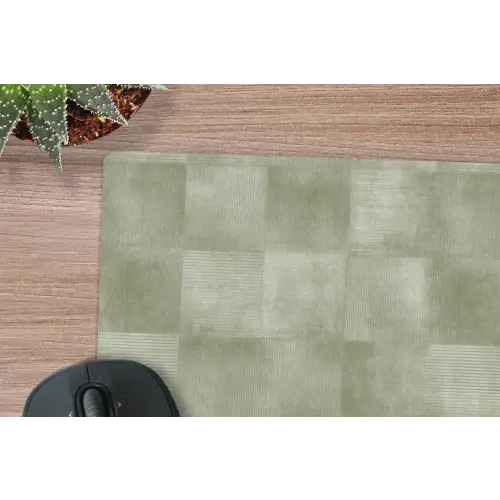 Vlakken - Rustiek - Groen muismat rubber klein 262 -closeup