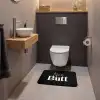 Quotes - Nice butt - Zwart - Spreuken WCmat klein -sfeer2