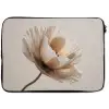 Bloem - Beige - Crème laptophoes neopreen klein -zkaufland3dotto
