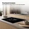 Lijnen - Illustratie - Wit Inductie beschermer vinyl 3mm klein -sfeer1