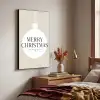 Christmas - Kerstballen - Japandi - Witte kerstballen Textielframe - compleet frame klein -sfeer3