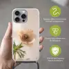 Bloem - Minimalistisch - Groen Hoesje iPhone 16 Pro Max met koord klein -sfeer2_NL