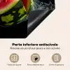 Watermeloen - Zwart - Water - Fruit - Meloen Inductie beschermer vinyl 3mm middel -zzzsfeer4_ITA