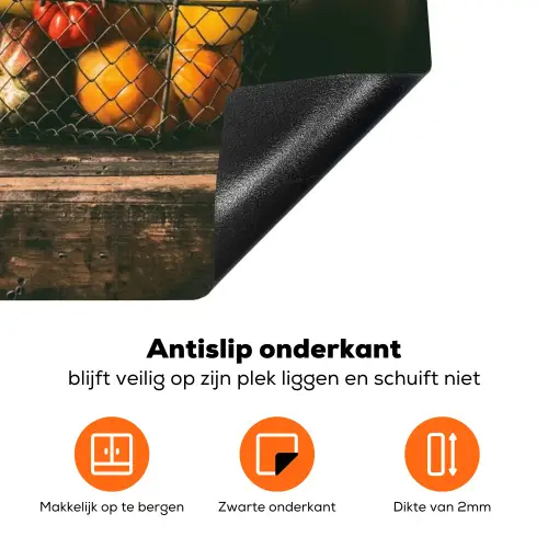 Aroma's van het Mediterrane Keuken Inductie beschermer vinyl 3mm klein -zzzzzzz-td-onderkant