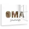 Oma - Lettercollage plexiglas 5mm klein -zzzproduct_nieuw