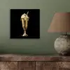 Milkshake - Goud - Drinken - Zwart aluminium wit klein -sfeer2