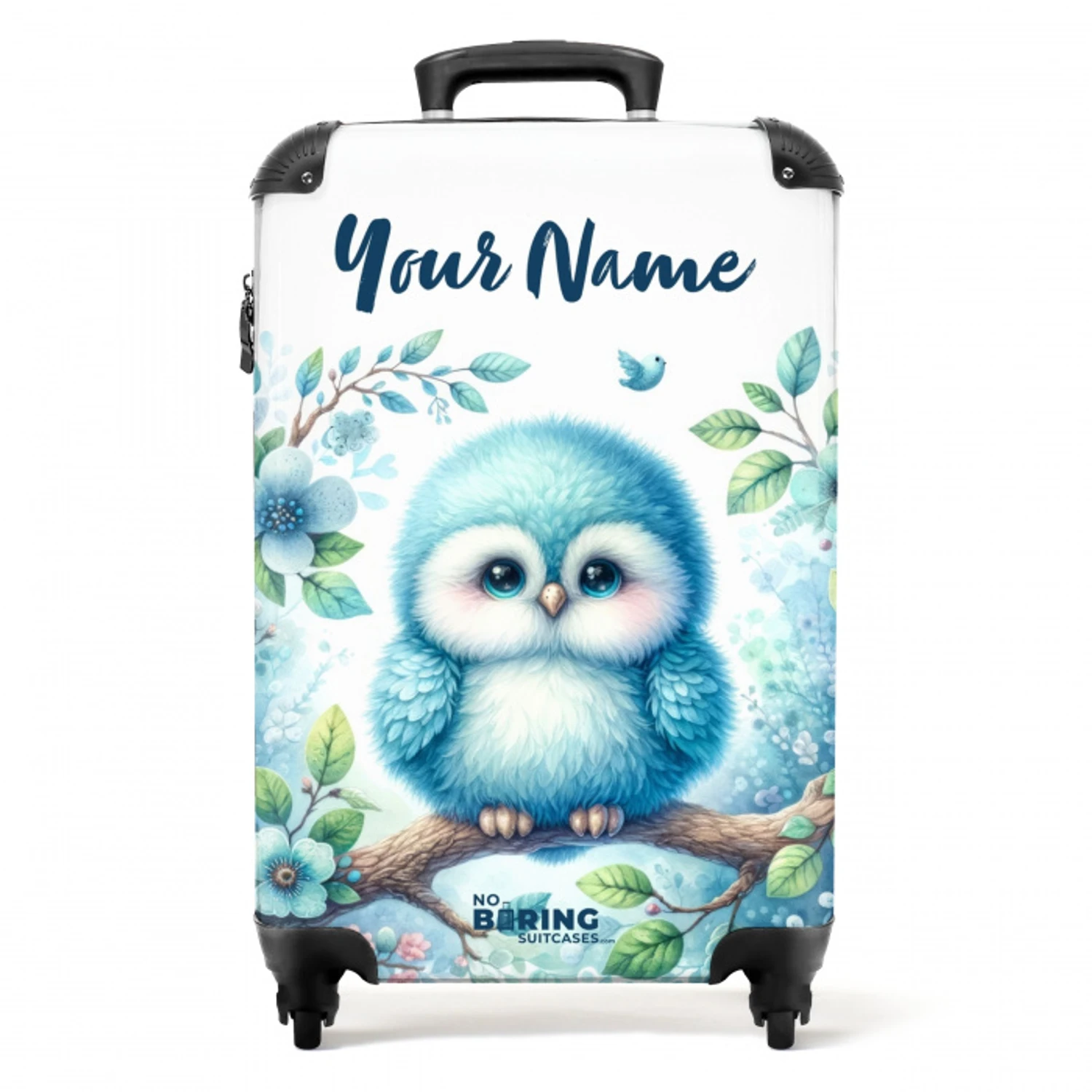 Boudewijn Blauwvacht NBS - Handbagage koffer - Kinderen Unisex middel -productfoto_recht