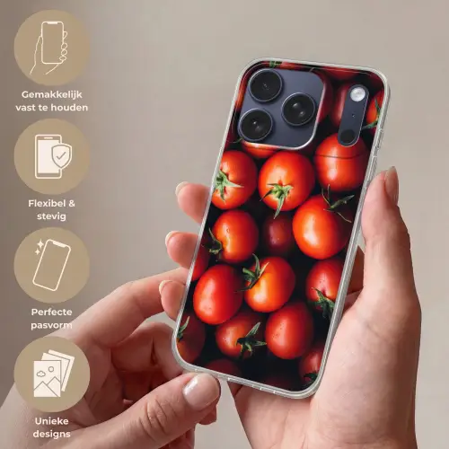 Groente - Rood - Tomaten Telefoonhoesje iPhone 17 Pro klein -sfeer3_NL