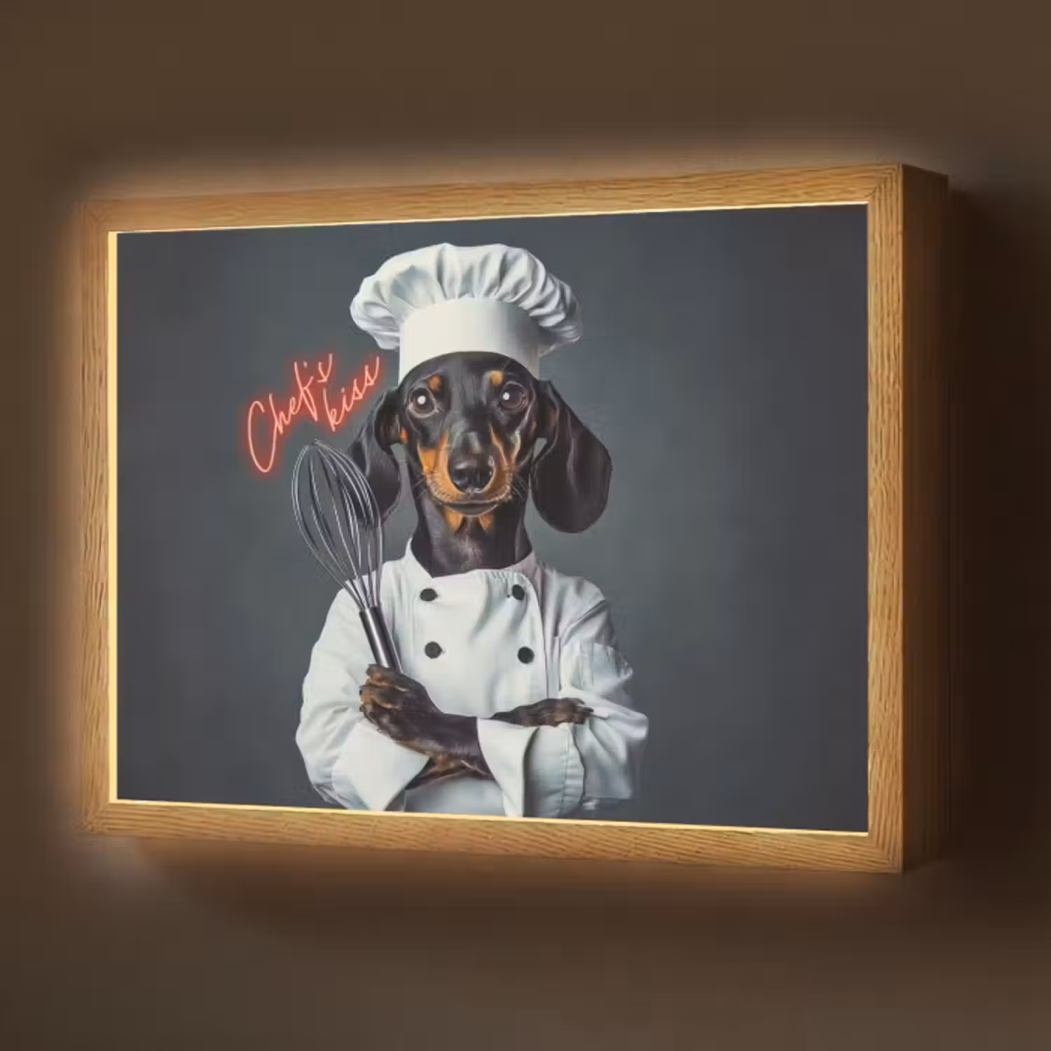 Lightbox - Wandlamp - Quote - Neon - Hond - Kokskleding
