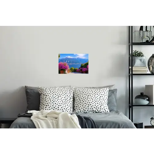 Lake Como - Italië - Landschap Muursticker klein -slaapkamer